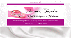Desktop Screenshot of forevertogetherseattle.com